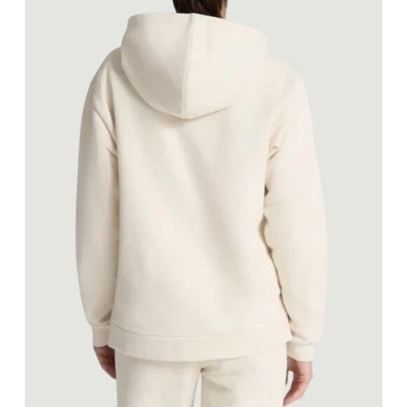 NEW Puma Women's M Fleece Hoodie Beige Pullover Sweatshirt  G1402 - Picture 2 of 13